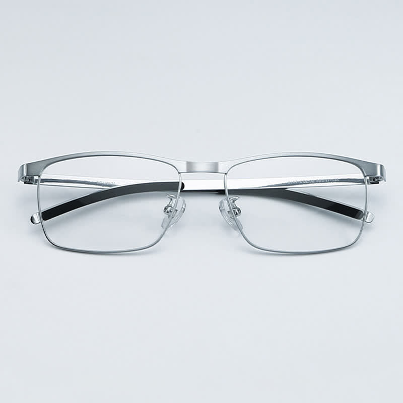 Spykay™ EG26852 Rectangle Titanium Frame Anti-blue Light Classic Glasses