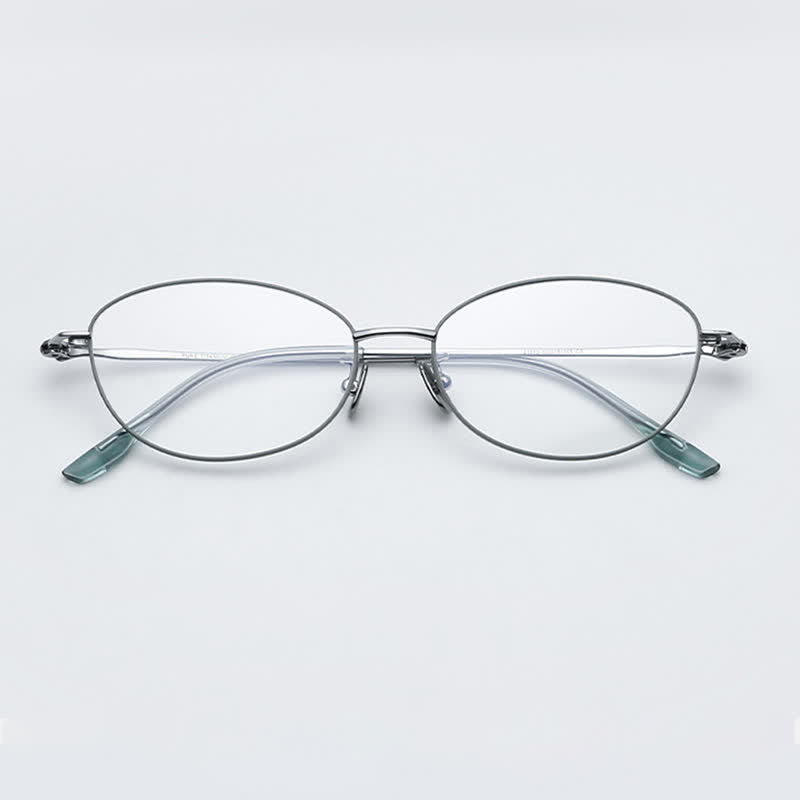 Spykay™ EG26856 Butterfly Titanium Lightweight Frame Anti-blue Light Simple Glasses