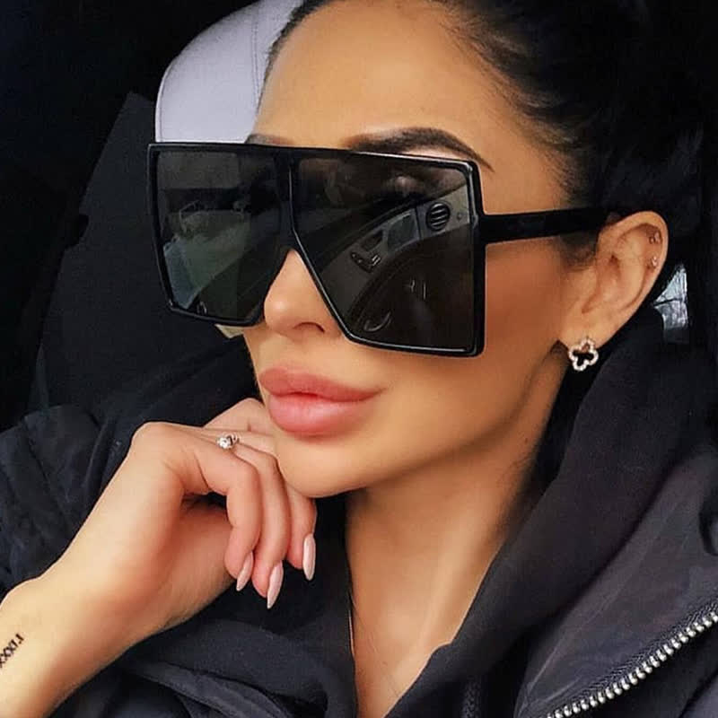 Spykay™ SG60998 Square Oversized Frame Fashion Sunglasses