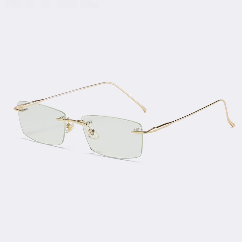 Spykay™ EG26861 Rectangle Metal Frame Anti-blue Light Hipster Rimless Glasses