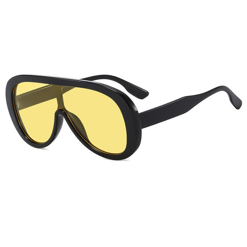 Spykay™ SG61001 Unisex Oversized One-piece Frame Aviator Sunglasses