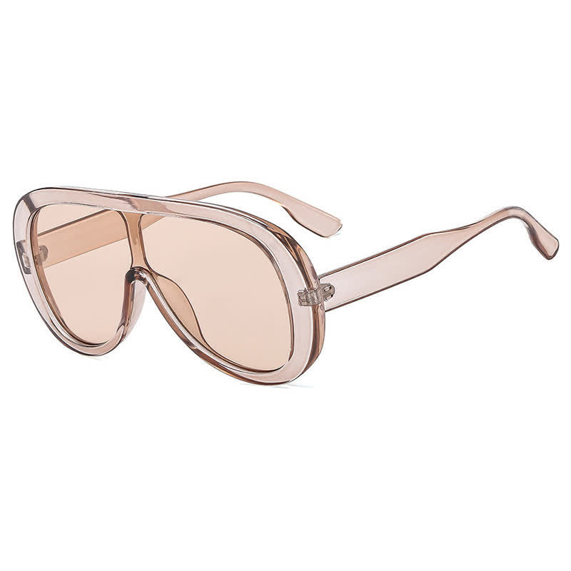 Spykay™ SG61001 Unisex Oversized One-piece Frame Aviator Sunglasses