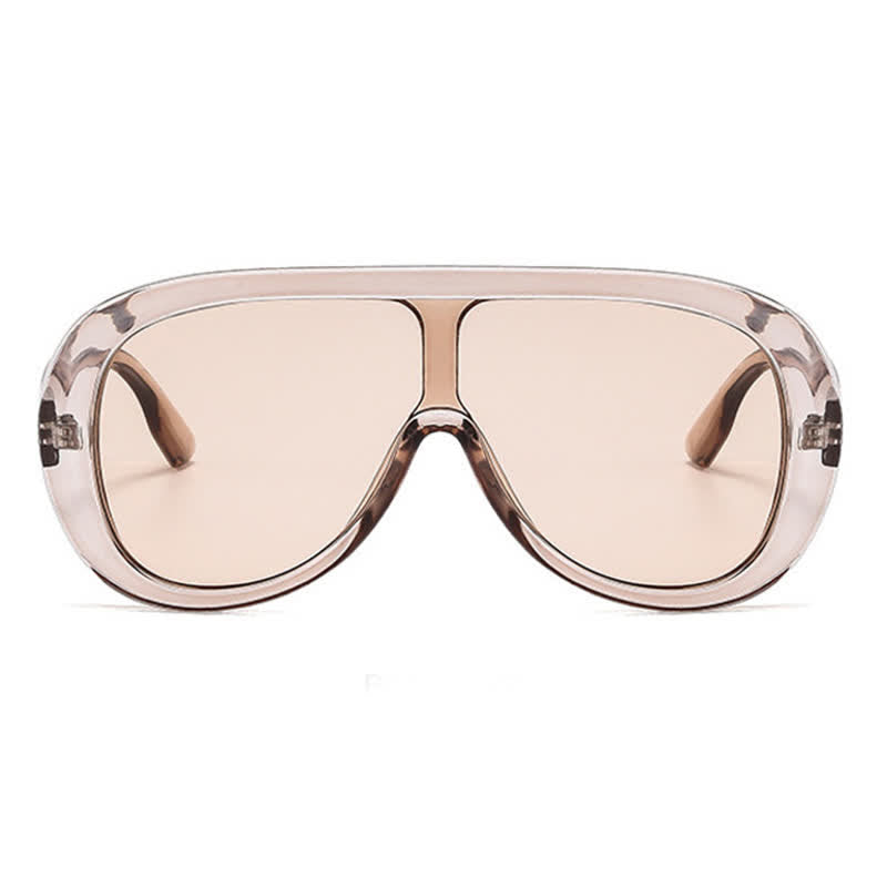 Spykay™ SG61001 Unisex Oversized One-piece Frame Aviator Sunglasses