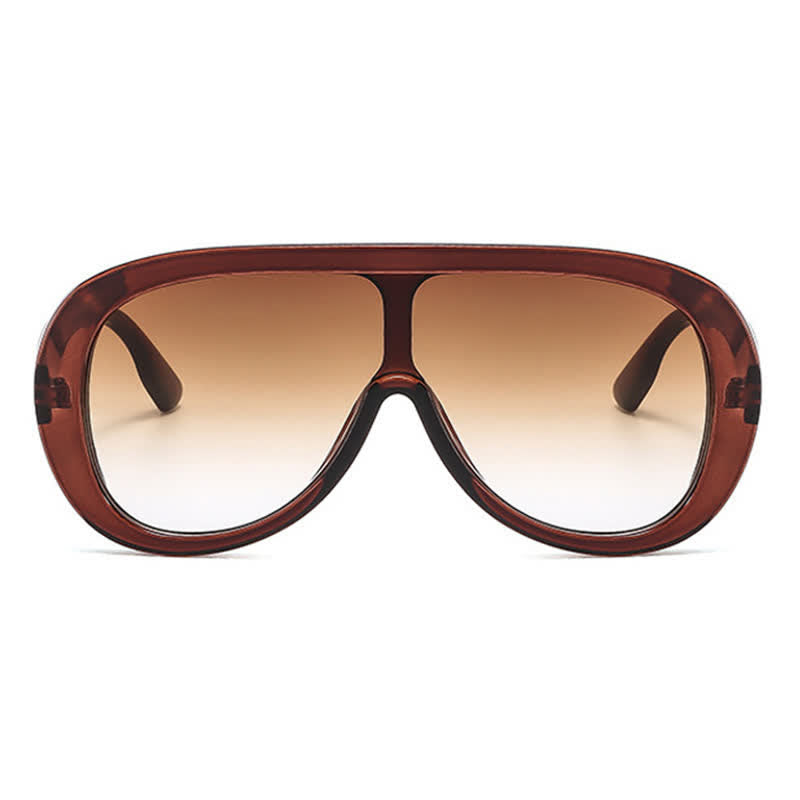 Spykay™ SG61001 Unisex Oversized One-piece Frame Aviator Sunglasses