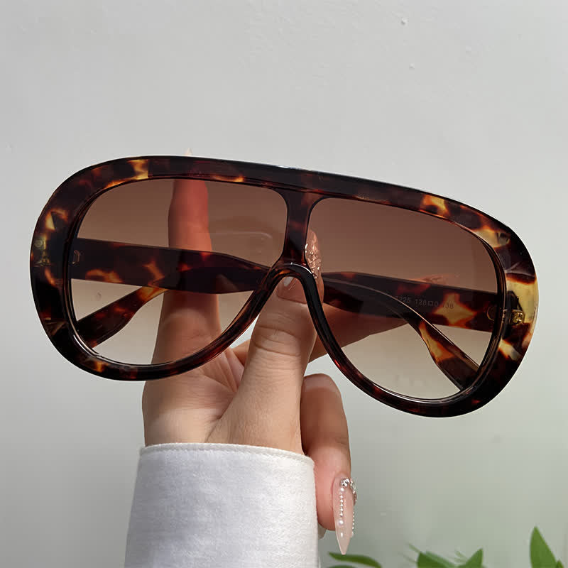 Spykay™ SG61001 Unisex Oversized One-piece Frame Aviator Sunglasses