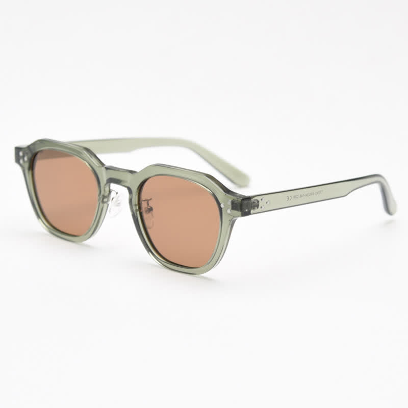 Spykay™ SG61000 Unisex Retro Geometric Frame Polarized Sunglasses