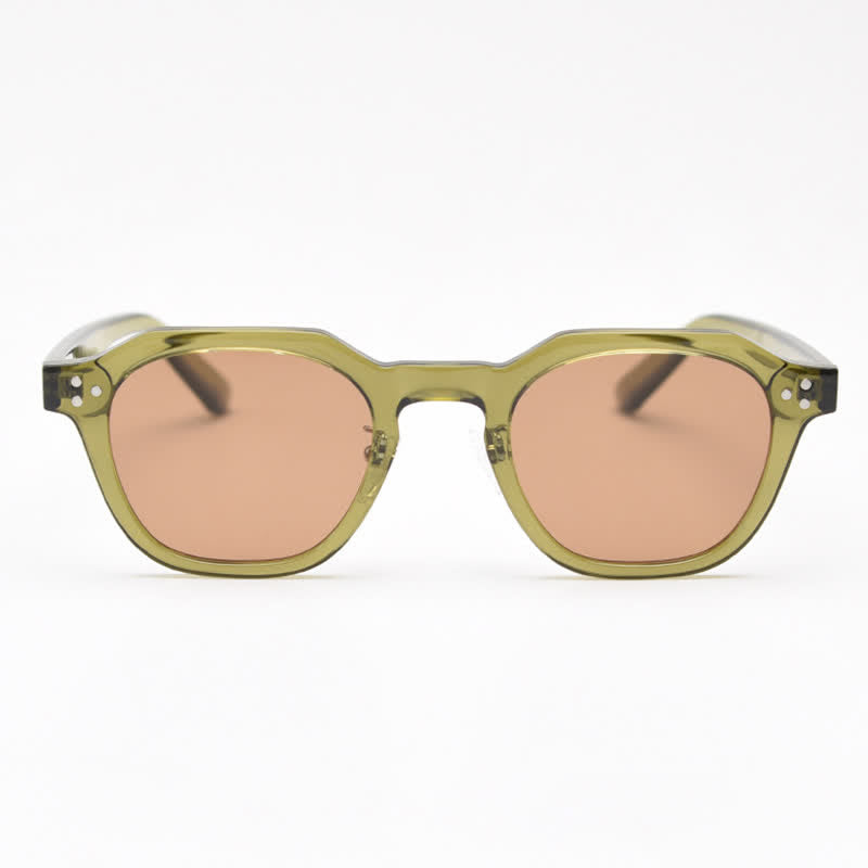Spykay™ SG61000 Unisex Retro Geometric Frame Polarized Sunglasses