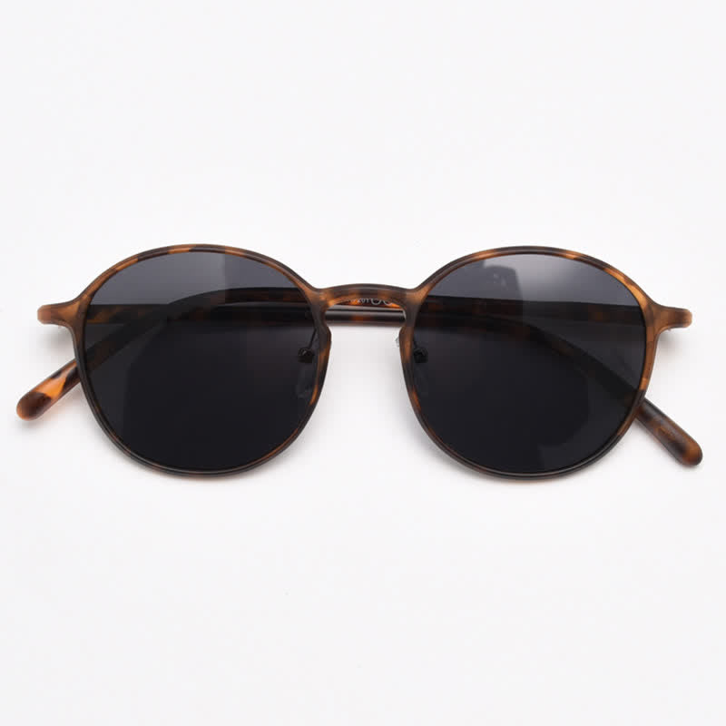 Spykay™ SG60999 Unisex Retro Simple Round Frame Polarized Sunglasses