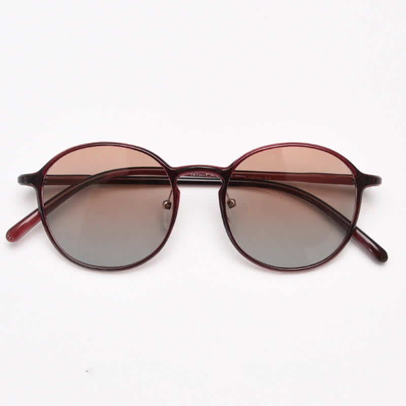 Spykay™ SG60999 Unisex Retro Simple Round Frame Polarized Sunglasses