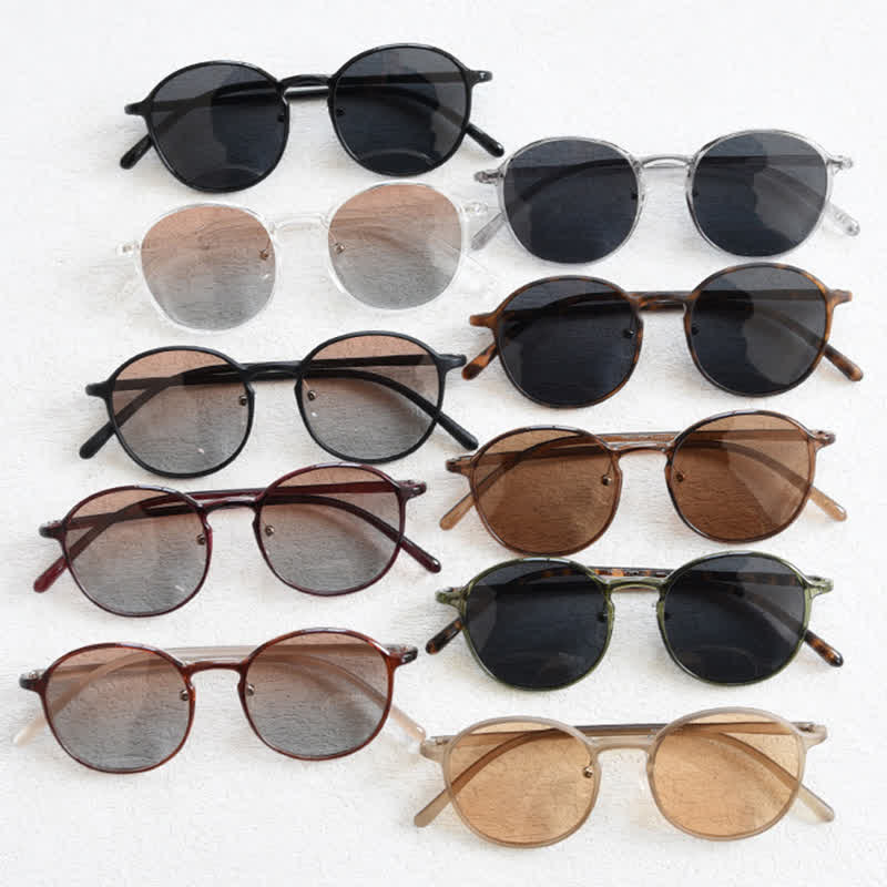 Spykay™ SG60999 Unisex Retro Simple Round Frame Polarized Sunglasses