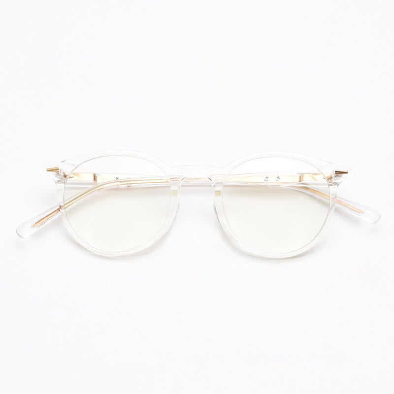 Spykay™ EG26869 Simple Round Frame Anti-blue Light Classic Glasses