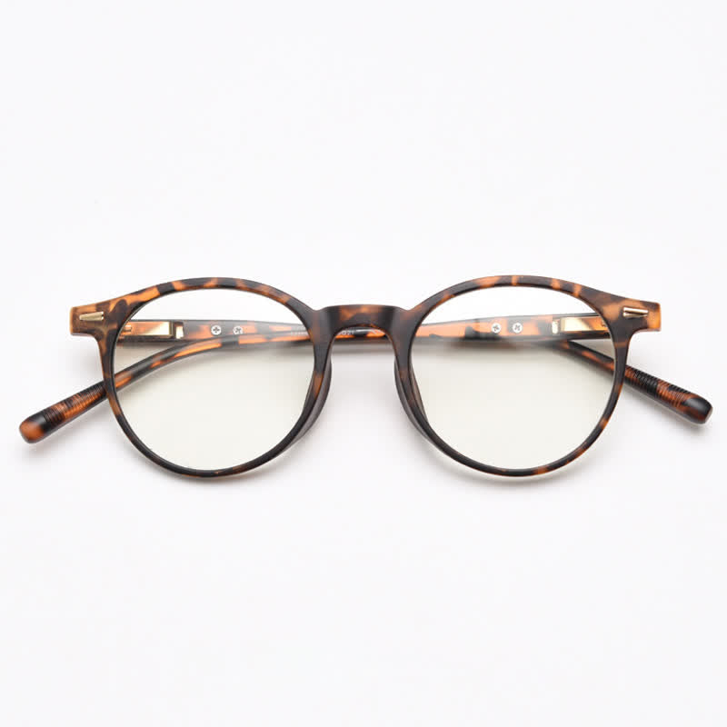 Spykay™ EG26869 Simple Round Frame Anti-blue Light Classic Glasses