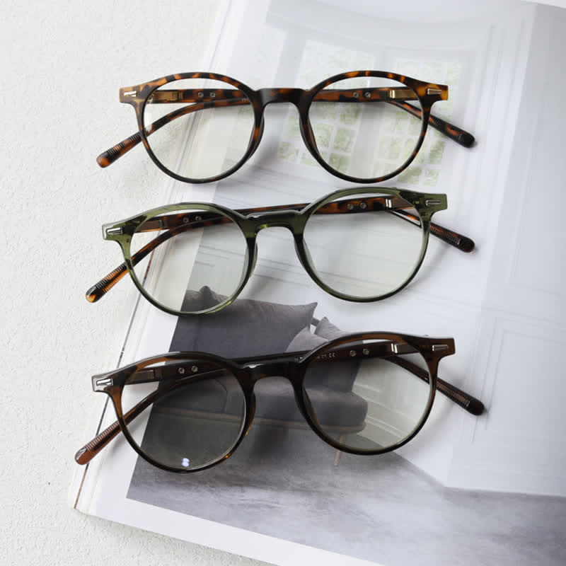 Spykay™ EG26869 Simple Round Frame Anti-blue Light Classic Glasses