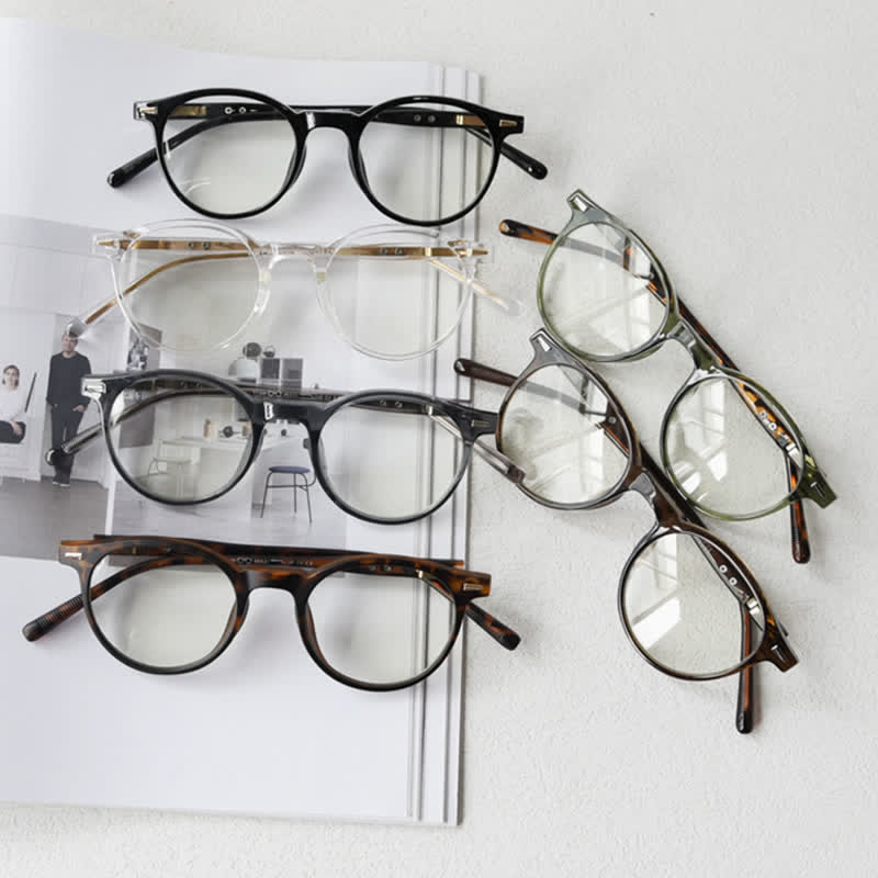 Spykay™ EG26869 Simple Round Frame Anti-blue Light Classic Glasses
