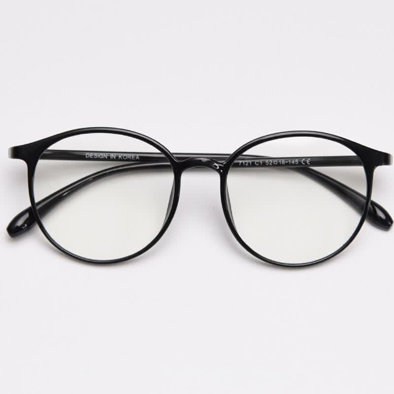 Spykay™ EG26865 Large Round Frame Anti-blue Light Simple Classic Lightweight Glasses