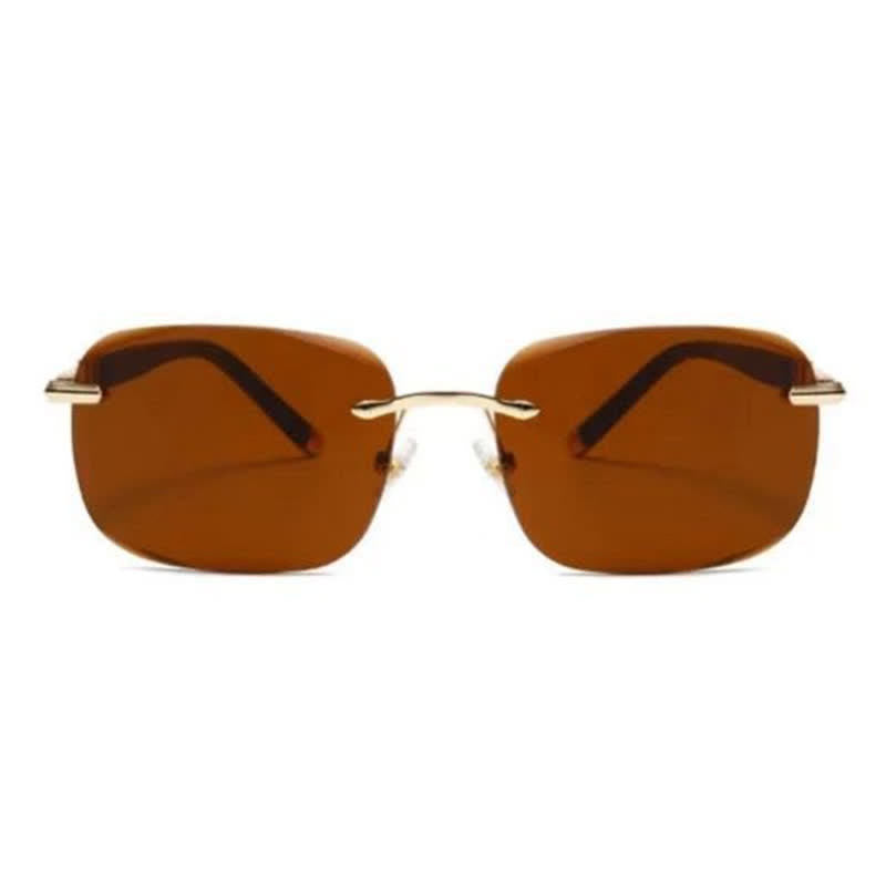 Spykay™ SG61004 Classic Square Frame Rimless Retro Sunglasses For Fishing