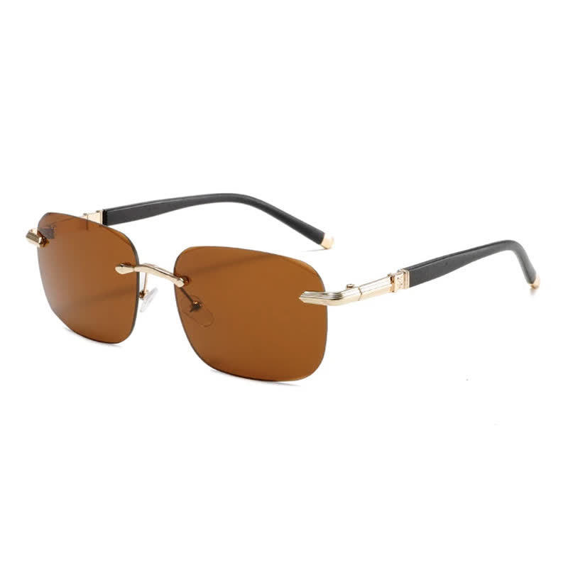 Spykay™ SG61004 Classic Square Frame Rimless Retro Sunglasses For Fishing