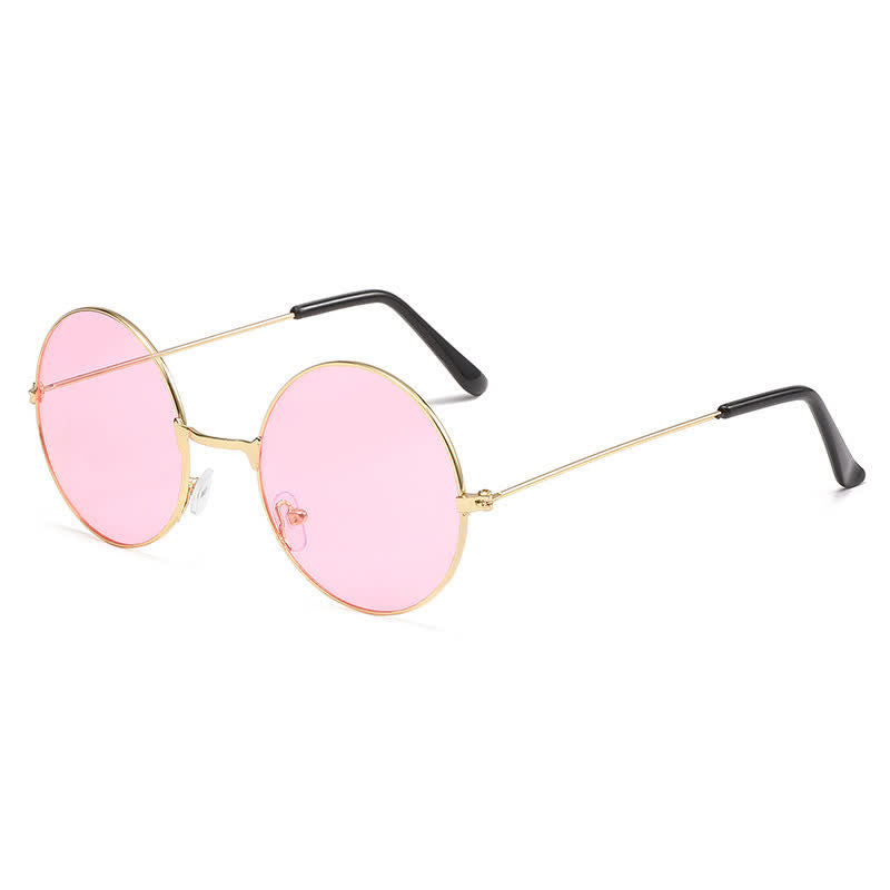 Spykay™ SG61008 Retro Round Frame Metal Sunglasses for Women Men