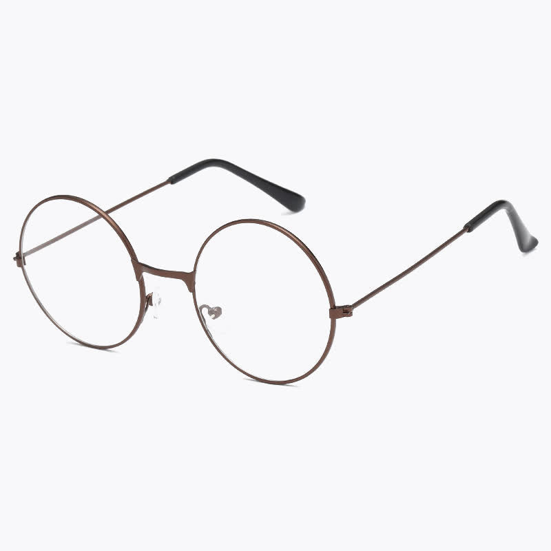 Spykay™ EG26874 Retro Round Frame Metal Anti-blue Light Glasses for Women Men