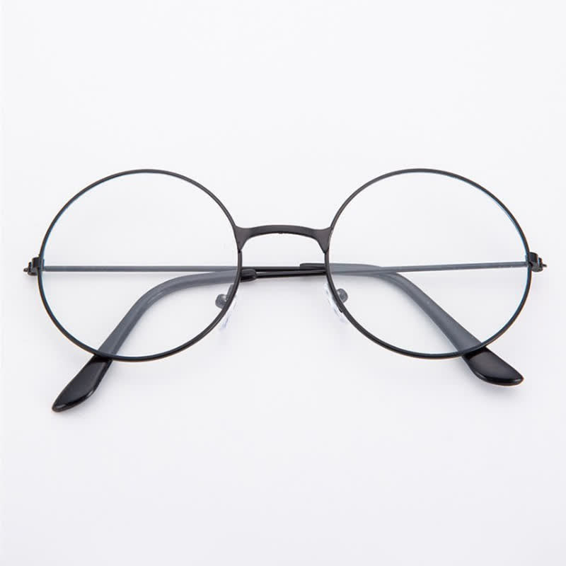 Spykay™ EG26874 Retro Round Frame Metal Anti-blue Light Glasses for Women Men