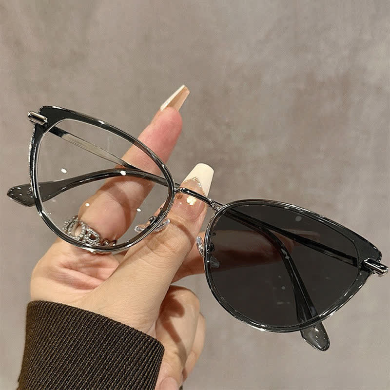 Spykay™ SG61009 Classic Simple Cat-Eye Anti-blue Light Photochromic Sunglasses