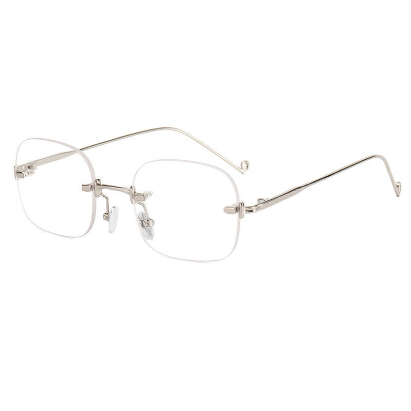 Spykay™ EG26888 Square Frame Anti-blue Light Retro Rimless Glasses