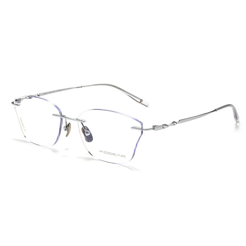 Spykay™ EG26889 Butterfly Titanium Frame Anti-blue Light Rimless Glasses