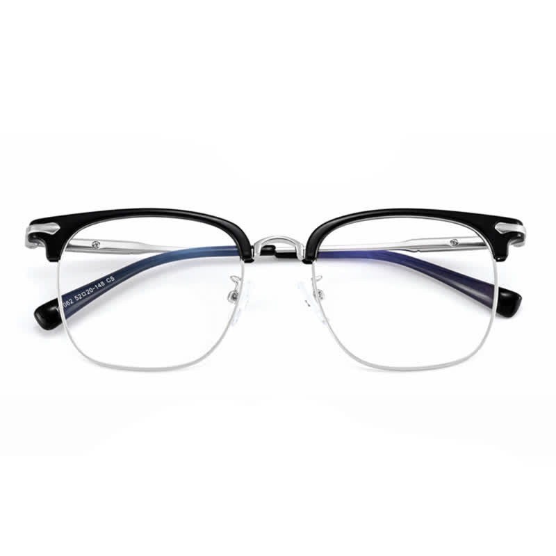 Spykay™ EG26897 Classic Square Frame Anti-blue Light Browline Glasses