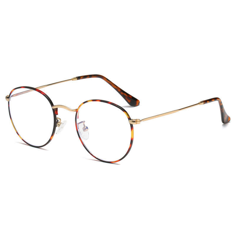 Spykay™ EG26906 Retro Simple Round Frame Anti-blue Light Hipster Glasses