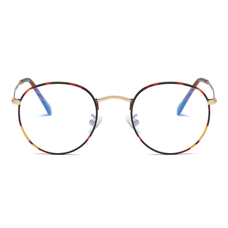 Spykay™ EG26906 Retro Simple Round Frame Anti-blue Light Hipster Glasses