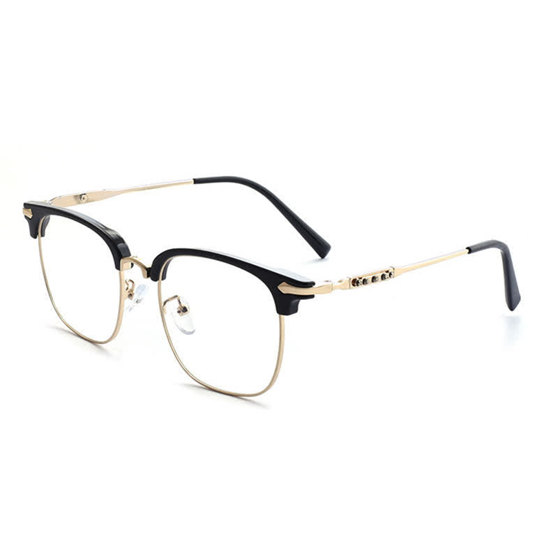 Spykay™ EG26897 Classic Square Frame Anti-blue Light Browline Glasses