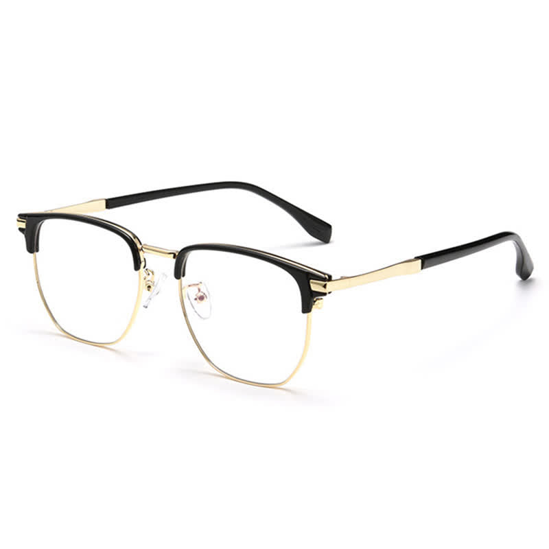 Spykay™ EG26900 Classic Anti-blue Light Square Frame Browline Glasses