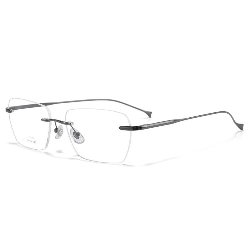 Spykay™ EG26902 Retro Rectangle Frame Anti-blue Light Hipster Rimless Glasses