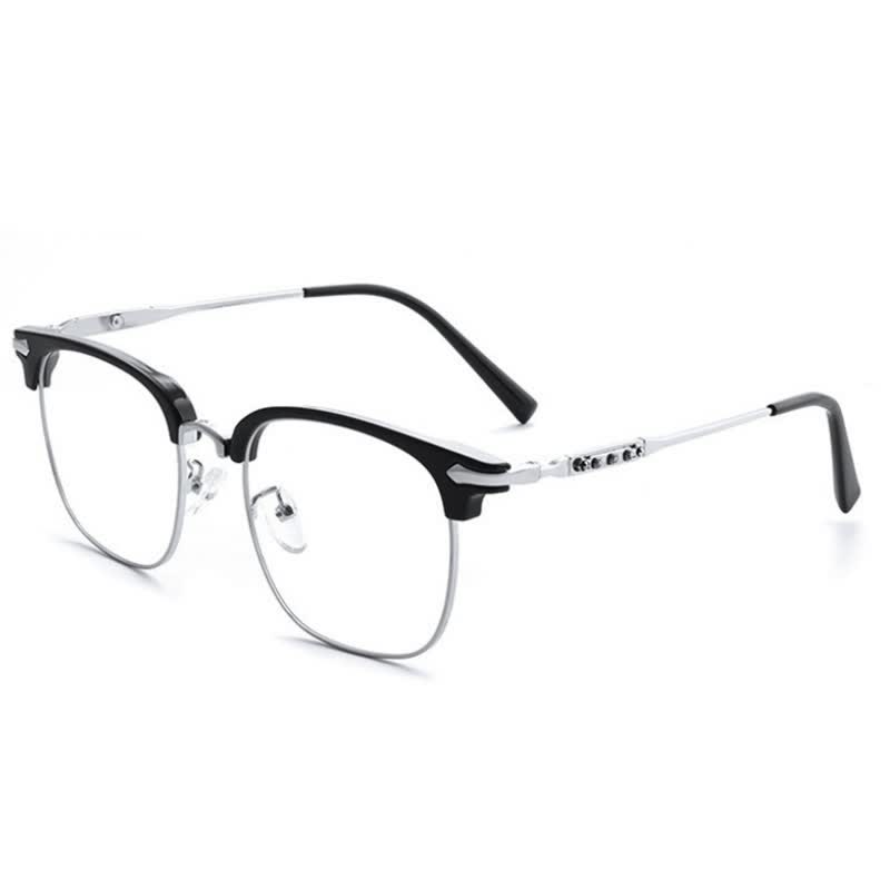 Spykay™ EG26897 Classic Square Frame Anti-blue Light Browline Glasses