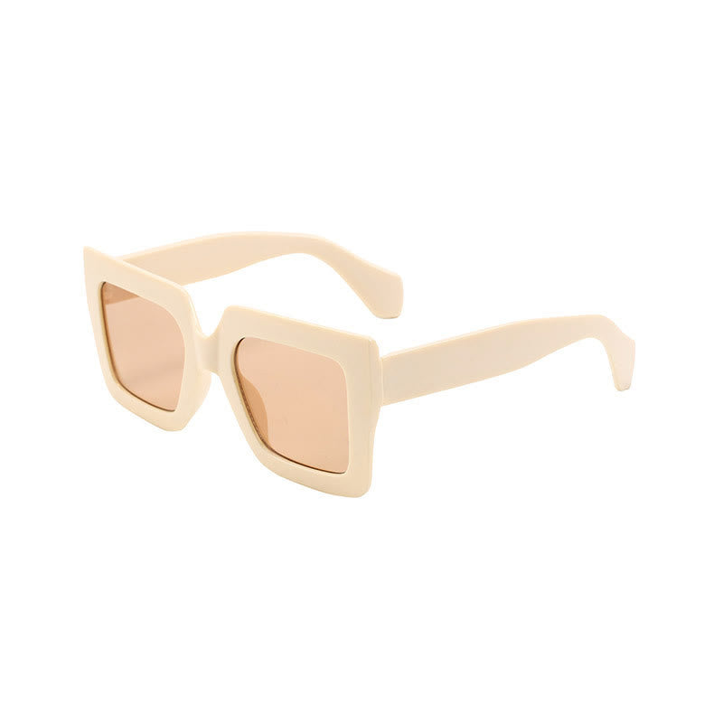 Spykay™ SG61012 Oversized Square Frame Fashion Thick Sunglasses