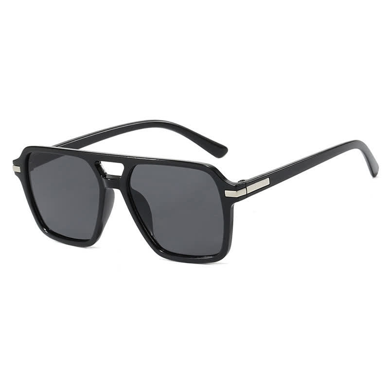 Spykay™ SG61014 Square Frame Double Bridges Classic Sunglasses