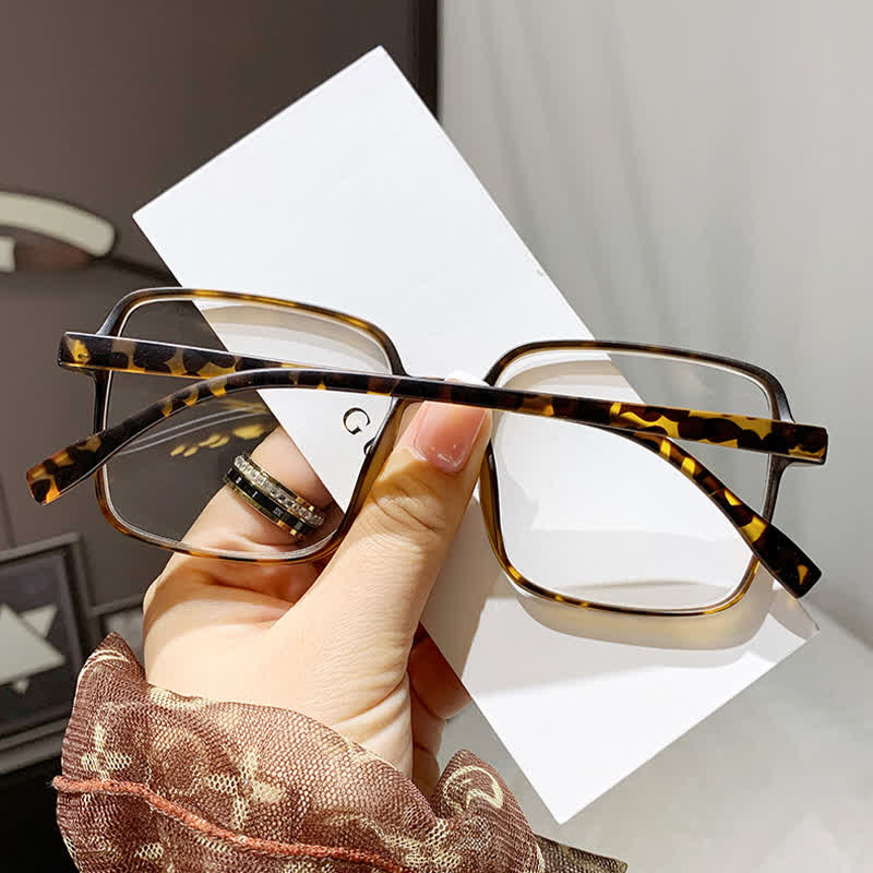 Spykay™ EG26910 Simple Classic Oversized Square Frame Anti-blue Light Glasses
