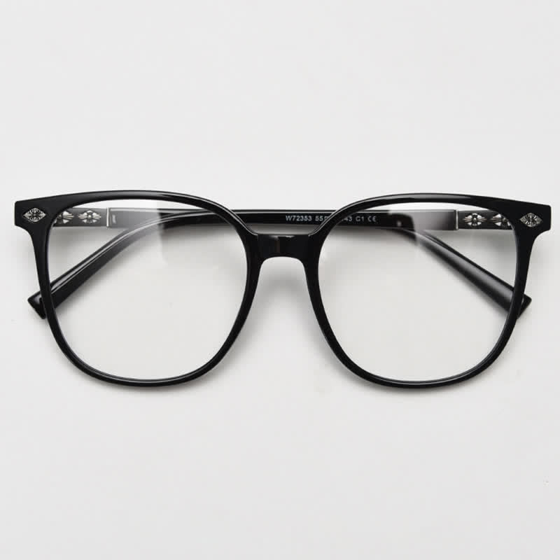 Spykay™ EG26916 Unsiex Retro Square Large Frame Fashion Anti-blue Light Glasses