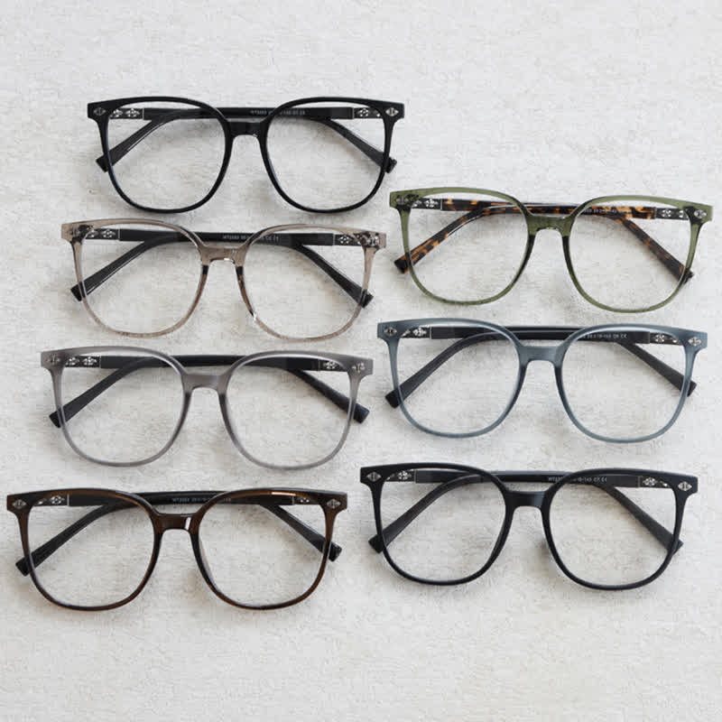 Spykay™ EG26916 Unsiex Retro Square Large Frame Fashion Anti-blue Light Glasses