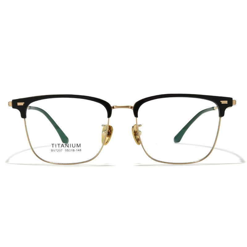 Spykay™ EG26919 Unsiex Retro Square Frame Anti-blue Light Browline Glasses