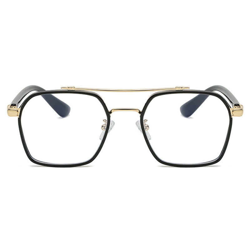 Spykay™ EG26920 Unsiex Square Frame Anti-blue Light Double Bridges Retro Glasses
