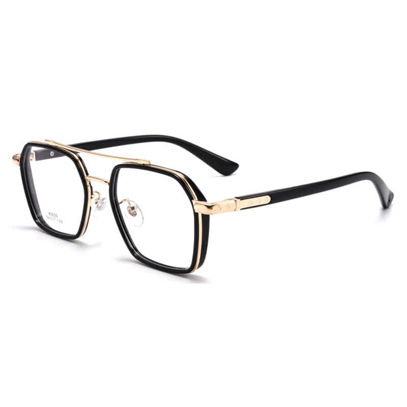 Spykay™ EG26920 Unsiex Square Frame Anti-blue Light Double Bridges Retro Glasses