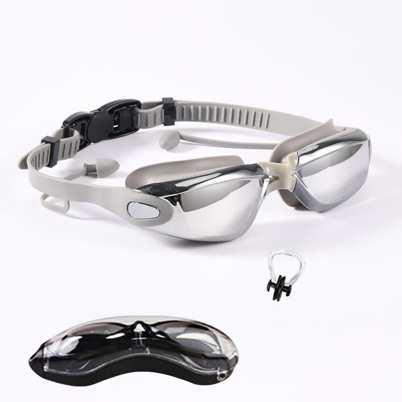 Spykay™ SG61021 Swimming Goggles No Leaking Full Protection Adult Men Women Youth with Earplugs,Nose clip and Case