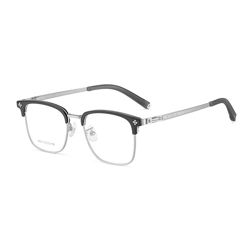 Spykay™ EG26925 Gothic Cross Unisex Square Frame Anti-blue Light Retro Browline Glasses