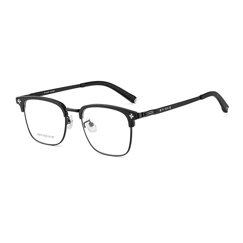 Spykay™ EG26925 Gothic Cross Unisex Square Frame Anti-blue Light Retro Browline Glasses