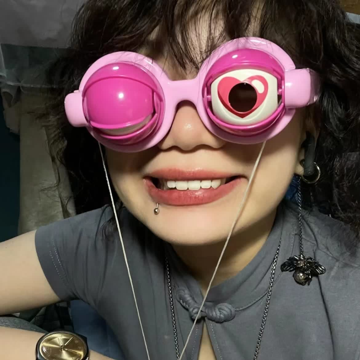 Spykay™ EG26928 Adults&Kids Funny Prank Googly Eyes Glasses Accessories for Halloween&Party