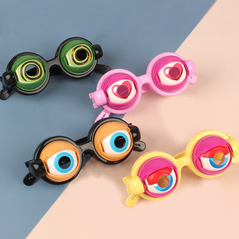 Spykay™ EG26928 Adults&Kids Funny Prank Googly Eyes Glasses Accessories for Halloween&Party