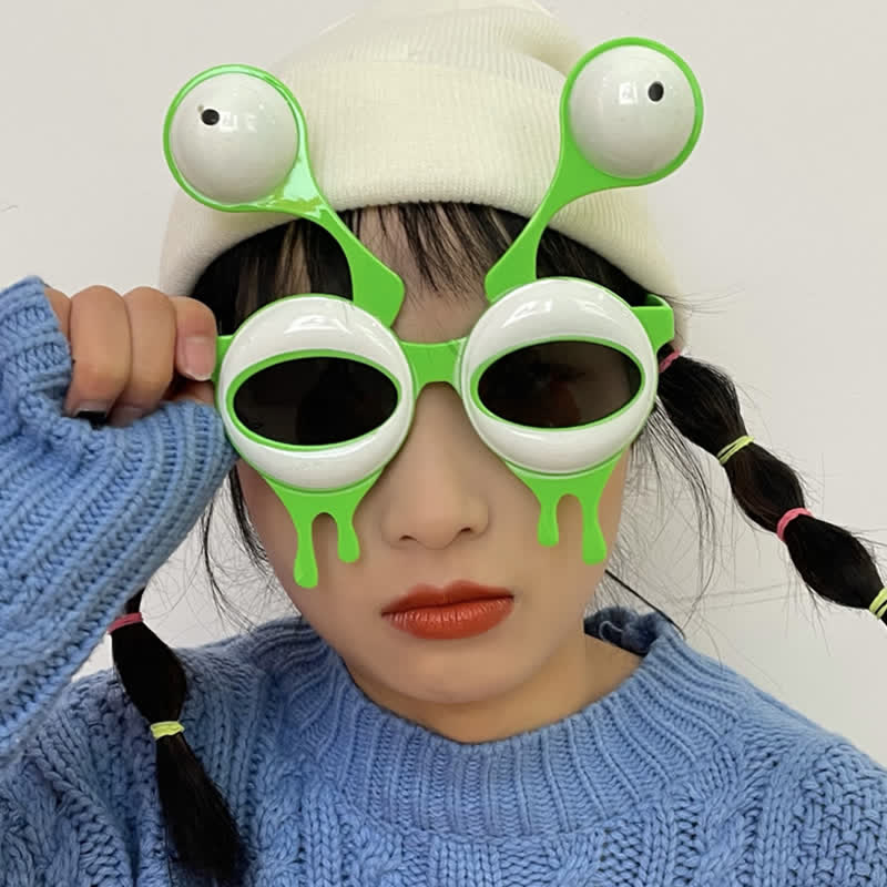 Spykay™ SG61029 Adults&Kids Funny Alien Slug Shaped Sunglasses Accessories for Halloween&Party
