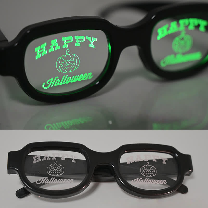 Spykay™ EG26929 HOT LED Pumpkin Glasses Light Up Glow Eyewear for Halloween&Party