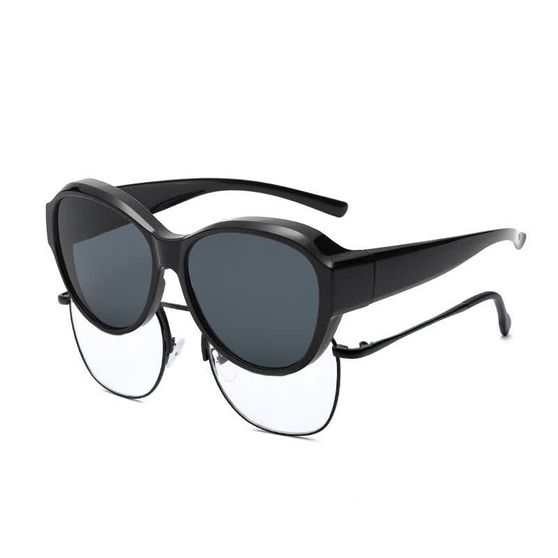 Spykay™ SG61036 Fit Over Glasses Butterfly Frame Polarized Sunglasses